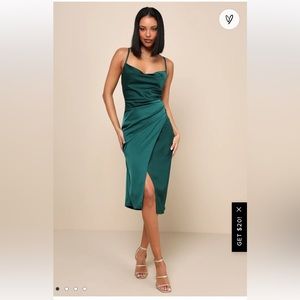 Lulus satin dress
